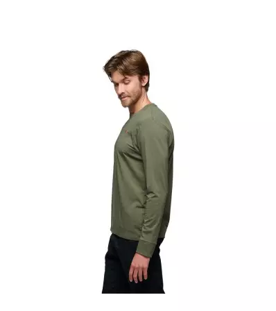 Black Diamond Heritage Wordmark Long Sleeve Tee M's